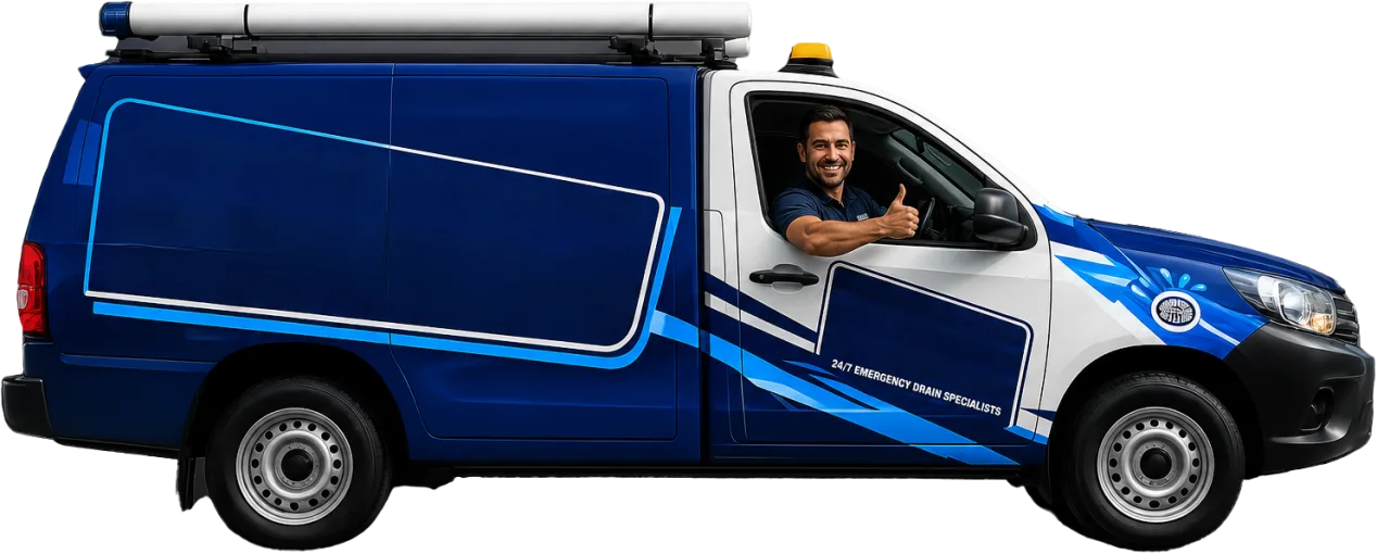 Service van parked on a Carlton street